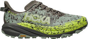�z�J�I�l�I�l �����Y �V���[�Y �X�j�[�J�[ HOKA Men'speedgoat 6 GTX Trail Running Shoes Aloe