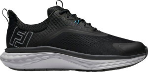 �t�b�g�W���C �����Y �V���[�Y �X�j�[�J�[ FootJoy Men's Quantum Golf Shoes Black/Black/White �z���C�g