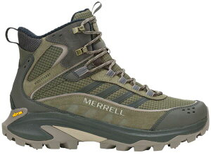 yz  Y u[cECu[c V[Y Merrell Men's Moab Speed 2 Mid Waterproof Hiking Boots Olive