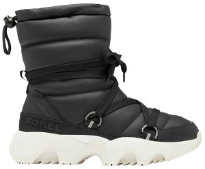 \ fB[X V[Y Xj[J[ u[c Sorel Women's Kinetic Impact NXT Mid WP Boot Black/Sea Salt ubN