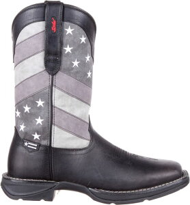 �h�D�����S �����Y �V���[�Y �u�[�c�E���C���u�[�c Durango Men's Faded Black Flag Western Boots Black/Gray �u���b�N