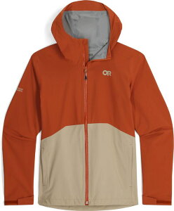 �A�E�g�h�A���T�[�` �����Y �A�E�^�[ �W���P�b�g�E�u���]�� Outdooresearch Men'stratoburstretch Rain Jacketerra/Pro Khaki �J�[�L