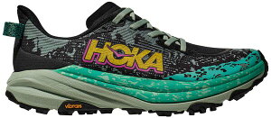 yz zJIlIl fB[X Xj[J[ jOV[Y V[Y HOKA Women's Speedgoat 6 Trail Running Shoes Black/Aloe