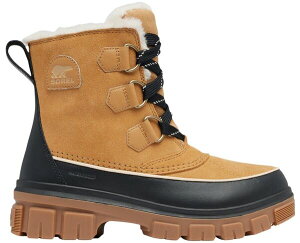 �\���� ���f�B�[�X �V���[�Y �X�j�[�J�[ �u�[�c Sorel Women's Tivoli V Waterproof Boot Curry/Black �u���b�N