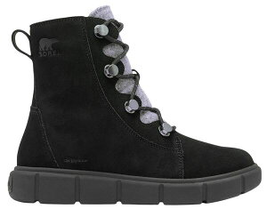 �\���� ���f�B�[�X �V���[�Y �X�j�[�J�[ �u�[�c Sorel Women's Explorer III Joan WP Boot Black/Black �u���b�N