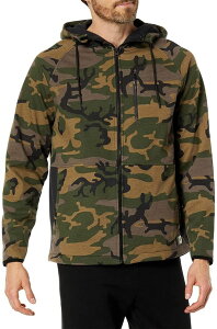 �n�[���[ �����Y �A�E�^�[ �p�[�J�[�E�X�E�F�b�g �V���c Hurley Men's Wilder Camo Heat Full-Zip Hooded Sweatshirt Olive �I���[�u