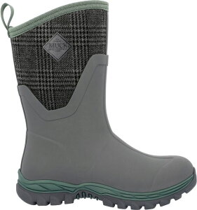 yz bNu[c fB[X u[cECu[c V[Y Muck Boots Women's Arctic Sport II Mid Waterproof Boots Grey Plaid