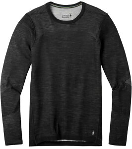 yz X}[gE[ Y TVc gbvX Smartwool Men's Intraknit Thermal Merino Base Layer Crew Neck Long Sleeved T-Shirt Black/White