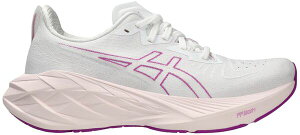 yz AVbNX fB[X Xj[J[ V[Y ASICS Women's Novablast 4 Running Shoes White/Blue