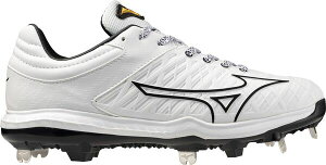 ~Ym fB[X V[Y Xj[J[ Mizuno Women's Pro FP Metal Fastpitch Softball Cleats White/Black zCg