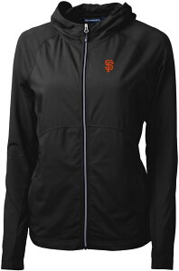 yz Jb^[AhobN fB[X WPbgEu] AE^[ Cutter & Buck Women's San Francisco Giants Black PrimaLoftR Eco Insulated Full Zip Puffer Jacket