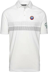���x���E�F�A �����Y �g�b�v�X �|���V���c Levelwear Men's Colorado Rockies 2023 City Connect White Insignia Polo �z���C�g