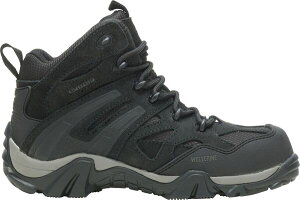 yz E@ fB[X u[cECu[c V[Y Wolverine Women's Wilderness Waterproof Work Boots Black
