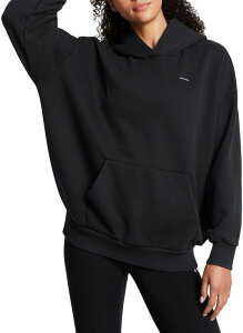 A_[A[}[ fB[X AE^[ p[J[EXEFbg t[X Under Armour Women's Icon Heavyweight Fleece Oversized Hoodie Black/White zCg