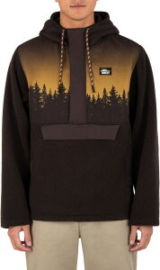 �n�[���[ �����Y �A�E�^�[ �W���P�b�g�E�u���]�� Hurley Men's Evergreen Burrito Anorak Jacket Brown �u���E��