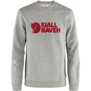 �t�F�[�����[�x�� �����Y �A�E�^�[ �p�[�J�[�E�X�E�F�b�g �Z�[�^�[ ���S Fjallraven Men's Logo Sweater Grey/Melange �O���[