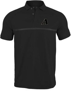 ���x���E�F�A �����Y �g�b�v�X �|���V���c Levelwear Men's Arizona Diamondbacks 2023 City Connect Black Insignia Polo �u���b�N