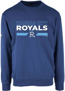 ���x���E�F�A �����Y �A�E�^�[ �p�[�J�[�E�X�E�F�b�g �N���[�l�b�N �V���c Levelwear Men's Kansas City Royals 2023 City Connect Royal Zane No Hitter Crew Neck Sweatshirt