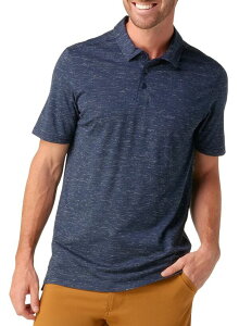 �X�}�[�g�E�[�� �����Y �g�b�v�X �|���V���c Smartwool Men's Everyday Exploration Merino Polo Deep Navy Heather �w�U�[