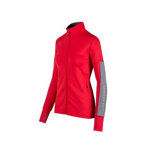 yz ~Ym fB[X WPbgEu] AE^[ Mizuno Women's Alpha Quest Jacket Red Shade
