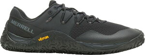 yz  Y Xj[J[ V[Y Merrell Men's Trail Glove 7 Trail Running Shoes Black/Black