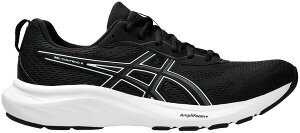yz AVbNX Y Xj[J[ V[Y ASICS Men's GEL-CONTEND 9 Running Shoes Black/White