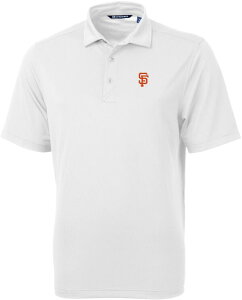 Jb^[AhobN Y gbvX |Vc Cutter & Buck Men'san Francisco Giants White Virtueco Pique Polo zCg