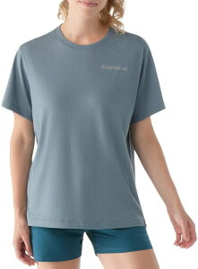 �X�}�[�g�E�[�� �����Y �g�b�v�X T�V���c �O���t�B�b�N SmartWool Men's Nature's Vibes Graphic Short Sleeve T-Shirt Pewter Blue �s���[�^�[