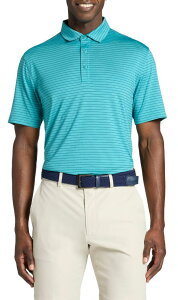 �E�H���^�[�w�[�Q�� �����Y �g�b�v�X �|���V���c Walter Hagen Performance 11 Classic Stripe Polo Aqua Blue/Navy Stripe �l�C�r�[