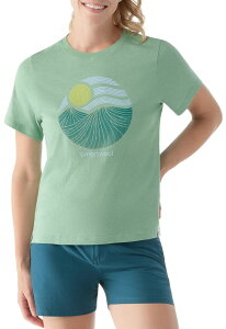 yz X}[gE[ fB[X TVc gbvX SmartWool Women's Horizon View Short Sleeve Graphic T-Shirt Honey Dew