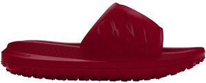 yz A_[A[}[ Y Xj[J[ V[Y Under Armour Summit Fit Sway Wisconsin Slides Red
