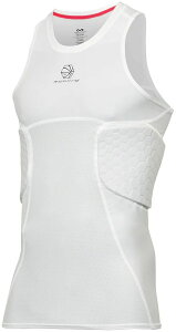 �}�N�_�r�b�h �����Y �g�b�v�X �V���c McDavid Men's HEX Padded 2.0 Basketball Tank Top White �z���C�g