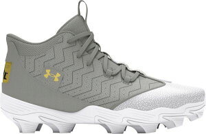 A_[A[}[ Y V[Y Xj[J[ Under Armour Men's Harper 9 RM Baseball Cleats Gray/Gold O[