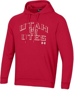 A_[A[}[ Y AE^[ p[J[EXEFbg Vc t[X Under Armour Men's Utah Utes Red Rival Fleece Crew Sweatshirt bh