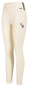 �v���X�^���_�[�h ���f�B�[�X �{�g���X ���M���X Pro Standard Women's Colorado Rockies Retro Leggings Cream �N���[��