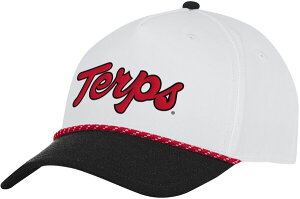 yz A_[A[}[ Y Xq ANZT[ Under Armour Adult Maryland Terrapins Black Sideline Rope Snapback Adjustable Hat