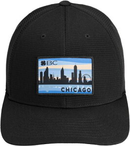 �u���b�N���[�o�[ �����Y �A�N�Z�T���[ �X�q Black Clover Men's Chicago Resident Fitted Golf Hat Light Blue �u���[