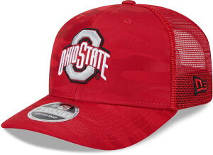 �j���[�G�� �����Y �A�N�Z�T���[ �X�q New Era Men's Ohio State Buckeyes Tonal Camo 970 Adjustable Trucker Hat