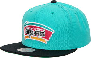 ~b`F&lX fB[X ANZT[ Xq Mitchell & Ness Men'santonio Spurs Two Tone Hardwood Classic Snapback Hat