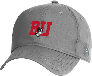 yz A_[A[}[ Y Xq ANZT[ Under Armour Men's Boston University Terriers Black Adjustable Hat
