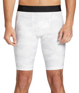 DSG �����Y �{�g���X �n�[�t�p���c�E�V���[�c �V���[�g�p���c DSG Men's 10 Compression Pocket Shorts Pure White Perfect Camo �z���C�g