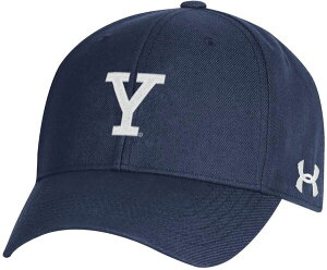 yz A_[A[}[ Y Xq ANZT[ Under Armour Men's Yale Bulldogs Yale Blue Structured OTS Adjustable Hat