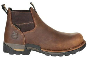 �W���[�W�A�u�[�c �����Y �V���[�Y �X�j�[�J�[ �`�F���V�[ Georgia Boots Georgia Boot Eagle One Waterproof Chelsea Work Boot Brown �u���E��