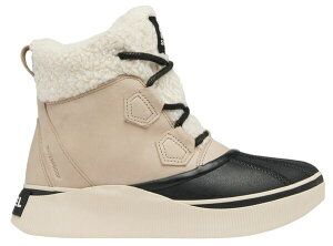 yz \ fB[X Xj[J[ V[Y SOREL Women's Out N About IV Chillz Waterproof Boot Omega Taupe/Black