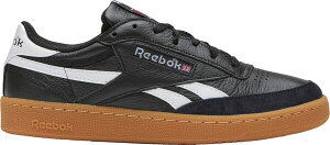 ���[�{�b�N �����Y �V���[�Y �X�j�[�J�[ ���B���e�[�W Reebok Men's Club C Revenge Vintage Shoes Black/White/Gum �z���C�g