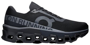 yz IW[ Y Xj[J[ V[Y On Men's Cloudmonster 2 Running Shoes Black/Black