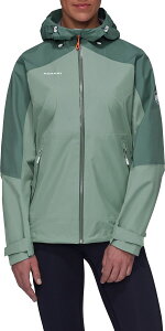 �}���[�g ���f�B�[�X �A�E�^�[ �W���P�b�g�E�u���]�� �t�[�f�b�h�W���P�b�g Mammut Women's Convey Tour HS Hooded Jacket Jade/Dark Jade