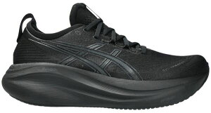 yz AVbNX Y Xj[J[ V[Y ASICS Men's GEL-NIMBUS 27 Running Shoes Black/Grey