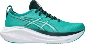 yz AVbNX Y Xj[J[ V[Y ASICS Men's GEL-NIMBUS 27 Running Shoes Saxon Green