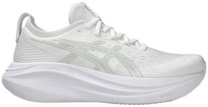 yz AVbNX Y Xj[J[ V[Y ASICS Men's GEL-NIMBUS 27 Running Shoes White/Grey